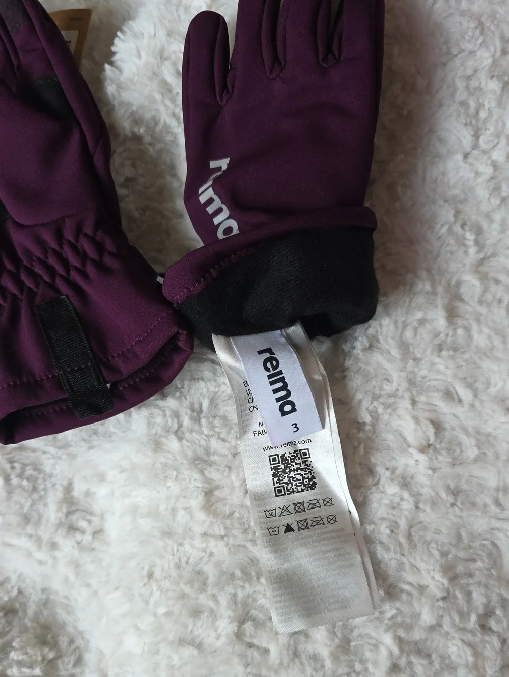 Reima Kids Purple Winter Gloves